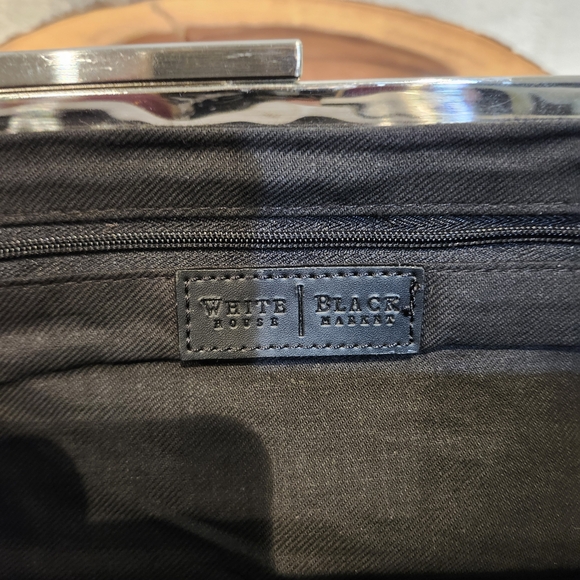 White House Black Market Black Lace Clutch - Picture 4 of 4